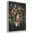 thumbnail image 3 of Christmas Cardinal II - Framed Gallery Wrapped Holiday Canvas - 25 x 37 - White Frame, 3 of 8