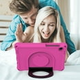 thumbnail image 6 of Dteck Case for Samsung Galaxy Tab A7 Lite 8.7 2021 (SM-T220/T225), Lightweight Convertible Handle Ring Stand Kids Friendly EVA Protective Cover for Galaxy Tab A7 Lite 8.7 2021,Rose, 6 of 6