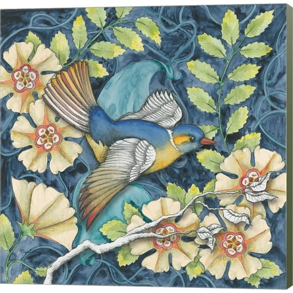 Arts and Crafts Bird III by Elyse DeNeige, Canvas Wall Art