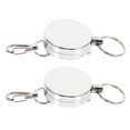 thumbnail image 3 of WRISTBIQUE Silver Badge Holder 2Pack 1.97X1.57X0.79In, 3 of 10
