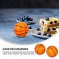 thumbnail image 2 of 2 Pcs Basketball Shape Cake Topper Creative Boy's Birthday Cake Insert Cards, 2 of 9