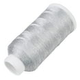 thumbnail image 4 of Shisuyan Spools of 6 Strands Line Sewing Threads Bright Color Threads for Quilting Jewelry Beading Drapery (Silver), 4 of 8