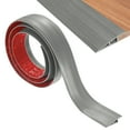 thumbnail image 1 of Tira de transición de piso, tira de transición de puerta de 6.56 pies, altura de cubierta de piso dentro de 4/5 pulgadas [grano de madera gris], 1 of 6