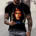 thumbnail image 1 of Camiseta con estampado 3D de Hero Che Guevara para hombre, camisa de manga corta con cuello redondo, ropa de calle de gran tamaño Harajuku, Tops para niños, 1 of 4