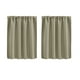 thumbnail image 2 of Cortinas de Color Liso para Sala de Estar, Dormitorio y Cocina | Cortinas Divisorias para El Hogar (Paquete de 2) | Tela de Fácil Cuidado | Uso Versátil | 132 X 213 Cm, 2 of 3
