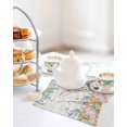 thumbnail image 4 of Easter Bunny Kitchen Dish Towels for Drying Dishes Set of 4, Colorful Easter Eggs Eucalyptus Grey Wooden Waffle Weave Microfiber Hand Tea Bathroom Towels Quick Dry & Absorbent Towel 12x12, 4 of 7