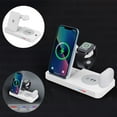 thumbnail image 1 of 4 In 1 Magnetic Wireless Charger Station Fast Wireless Charging Stand 15W For I Phone For Air Pods For, 1 of 5