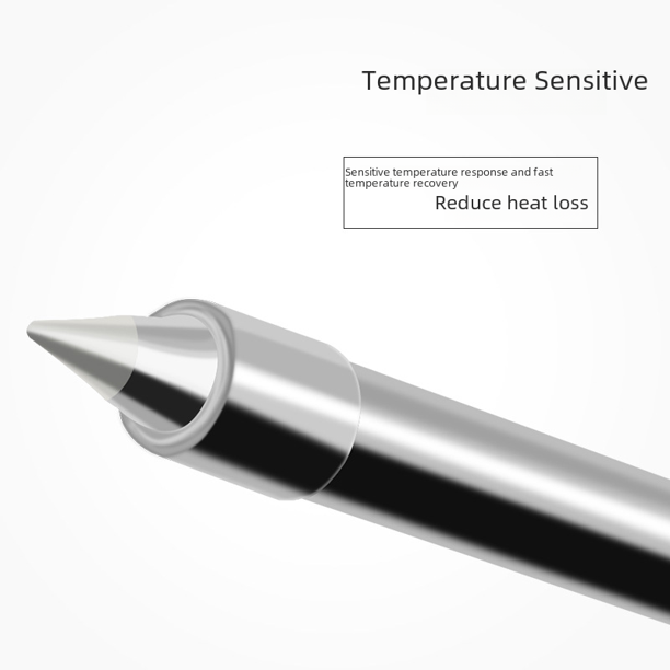 Cabezal de soldador eléctrico USB, núcleo de calentamiento, mini cabezal de soldador portátil, núcleo de calentamiento integrado, punta puntiaguda, cabezal de soldador eléctrico, punta de soldador