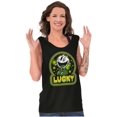 thumbnail image 4 of PACMAN Saint Paddys Lucky Clover Tank Top T Shirts Men Women Brisco Brands S, 4 of 5