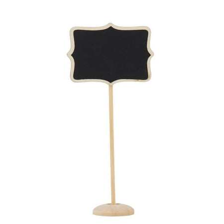 

Wooden Creative Square Message Small Blackboard Decoration Price Tag