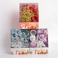 thumbnail image 5 of Bouanq Christmas Tree Ornaments Set, 32PCS Mini Christmas Ball Ornaments Decoration for Christmas Trees Decorations including Jingle Bell, Snowman,Gifts,Ball, 5 of 5