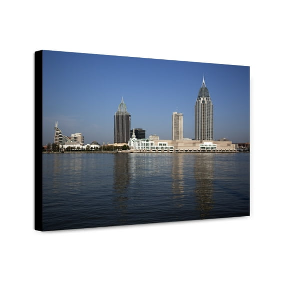 Canvas Print: Skyline Of Mobile, Alabama, 2010
