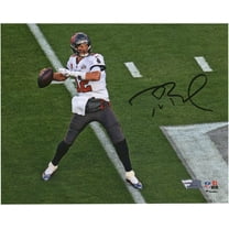 Tom Brady Tampa Bay Buccaneers Autographed 8" x 10" Super Bowl LV Champions Super Bowl LV Action Photograph