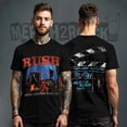 thumbnail image 7 of Rush Men's Moving Pictures 1981 Tour Slim Fit T-Shirt X-Large | Officially Licensed Merchandise, 7 of 7