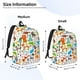 thumbnail image 2 of Easygdp Animals Mochila de Lona Resistente para Laptop, Compatible con Laptops de 15 a 17 pulgadas, Ideal para Escuela, Trabajo y Viajes-Small, 2 of 5