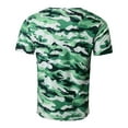 thumbnail image 5 of Men's Camouflage T-Shirt Sports Fitness Short Sleeve Military Camo Vintage Shirt Light Green XXXL, 5 of 5