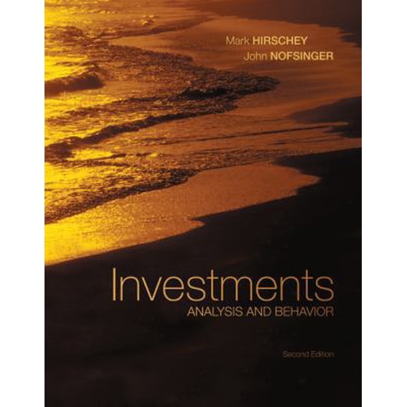 Pre-Owned Investments with S&P bind-in card: Analysis and Behavior (Mcgraw-hill/Irwin Series in Finance, Insurance, and Real Estate) (Hardcover) 0077305574 9780077305574
