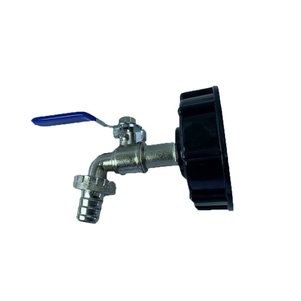 Riwesomey Ton barril grifo contenedor de agua de lluvia válvula de espiga ajustable a prueba de fugas adaptador de grifo suministros de repuesto Herramientas y ferretería Riwesomey TO001168-00