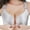 Gray, variant on Women Plus Size Push Up Bra Front Closure Butterfly Brassiere Backless Bralette Breast Seamless Bras Large Size A B C D Cup Brassiere