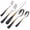Black/Gold, variant on 20-Pieces Green and Black Silverware Sets for 4,Green Handle Stainless Steel Cutlery Set, Include Forks Spoons and Knives Set, Dishwasher Safe Utensil Sets for Home Restaurant