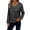 Black, variant on Laqbezok Dazzling Sequin V Neck Balloon Sleeve Top, Women's Shimmering Evening Party Blouse, Glamorous Sparkly Holiday Outfit