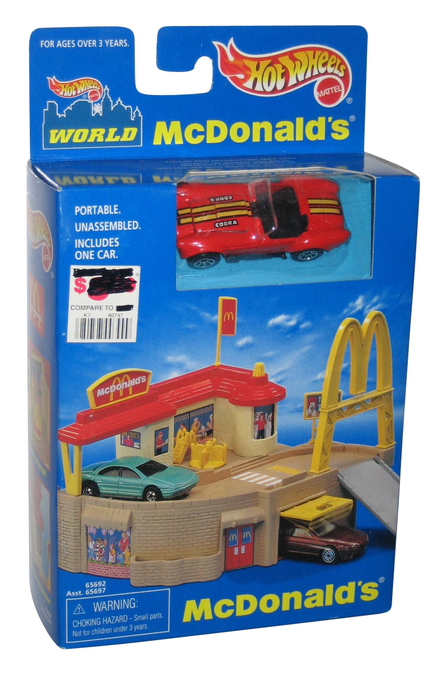 MIP 5+1 U-3 SET McDonald's 1996 HOT WHEELS Hubs Diecast KRACKLE Car COMPLETE 