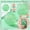 Green, variant on Fidget Toys Squishy Crystal Bubble Stress Reliever for Adults, Slow Rising Resilience Tactile Sensory Gadget for Office Pressure and Anxiety Management, 1 Pack