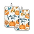thumbnail image 7 of Yayeee Pot Holders Kitchen Heat Resistant with Pocket 7"x9.8" Cotton Oven Cooking Hot Pads, Pumpkins Pattern, 7 of 7