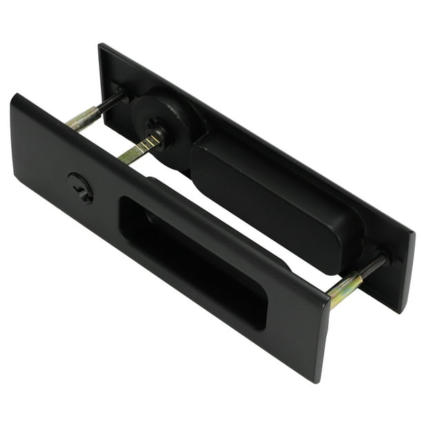 Cerradura de Puerta corrediza, Cerradura de Puerta de ba?o Duradera de aleación de Zinc, Manija de Cerradura de Puerta corrediza Resistente al Desgaste, para Puertas de balcón Ba?o(#1) Ecomeon no