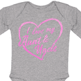 thumbnail image 4 of Inktastic I Love My Aunt and Uncle in Pink Chalk Heart Boys or Girls Long Sleeve Baby Bodysuit, 4 of 5