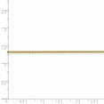 thumbnail image 5 of Leslie's Real 14kt Yellow Gold 1.40mm Diamond Cut Oval Link Chain; 20 inch; for Adults and Teens; for Women and Men, 5 of 5