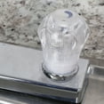 Mainstays Universal Kitchen and Bathroom Faucet Handles in Clear