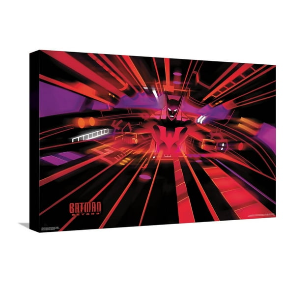 DC Comics TV Batman Beyond - Cockpit Canvas Wall Poster, 14.725" x 22.375"