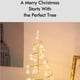 thumbnail image 4 of Matsuzay Pequeño árbol de Navidad Cristal Lámpara romántica Luces LED Lámparas decorativas multifuncionales de moda Adorno Fiesta Kits de decoración para fiestas Oro, 4 of 6