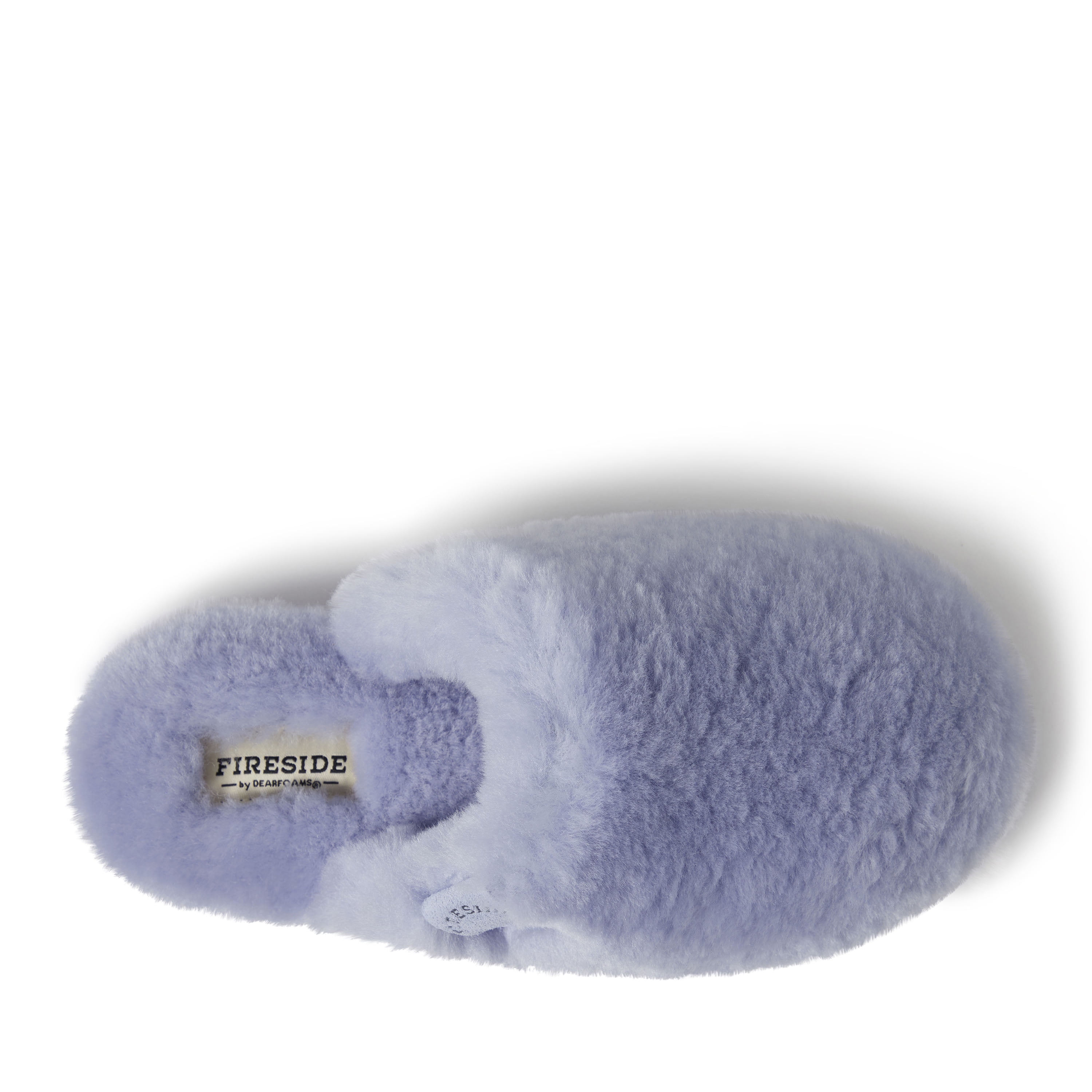 Fireside By Dearfoams Women's Shelly Beach Genuine Shearling Fuzzy Scuff Slipper