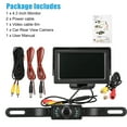 TSV Backup Camera Monitor Kit for Car, Universal License Plate