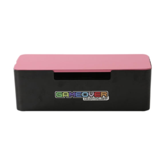Caja de gestión de cables, caja de cubierta de regleta, organizador de cables decorativo para el hogar, la oficina, el escritorio de TV, cables Negro