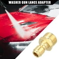 thumbnail image 3 of Adaptador de pistola de lavadora a presión macho universal para coche, bronce M22 x 1.5 tono cobre, 3 of 7