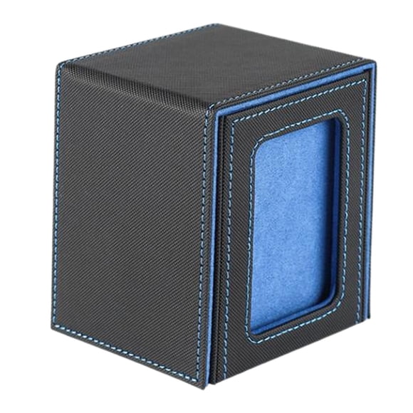 Caja de baraja de cartas perfecl organizador de tarjetas azul
