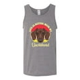 thumbnail image 2 of Wild Bobby, Life is Better with My Daschund Cute, Dog Lover, Men Graphic Tank Top, Heather Grey, XX-Large, 2 of 4