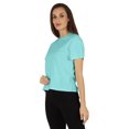 thumbnail image 3 of Inkmeso Womens Short Sleeves T-Shirt Drop Shoulder Round Neck Casual Summer T-Shirts, 3 of 7