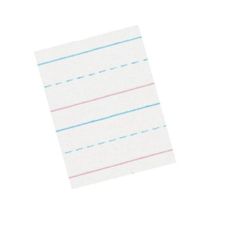 UPC: 0045173860440 | Zaner-Bloser Broken Midline Sulphite Paper; 500 Sheet Ruled 500/Pack White Paper PACZP2411
