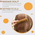 thumbnail image 4 of Wooden Wide Tooth Comb, Wooden Comb for Women Hair Growth, Wide Tooth for Curly Hair - Green Sandalwood, 4 of 6