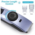thumbnail image 2 of Youkk Cheveux Hommes Professionnel Sans Fil Électrique Rechargeable Cheveux Tondeuse Barbe Coupe Kit avec 1-10mm Réglable Bouton, 2 of 6
