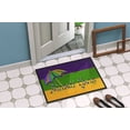 thumbnail image 2 of Mardi Gras Door Mat Doormat, 2 of 2