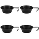 thumbnail image 1 of Tazón 300ML Camping Apilable Olla de Camping para Picnic Playa Pesca Negro, 1 of 6
