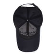 thumbnail image 3 of Gorra de béisbol para hombre, informal, de algodón lavado antiguo, con letras bordadas, con esquinas curvas y protector solar, 3 of 5