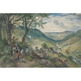 thumbnail image 2 of William Simpson 18x13 Gold Ornate Wood Frame and Double Matted Museum Art Print Titled - Valley of Vardan, Caucasus (1855-58), 2 of 4