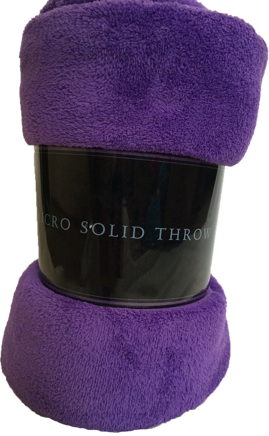 Decotex Warm & Cozy Lightweight Super Soft Plush Fleece Throw Blanket