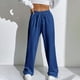 zanvin Femmes Pantalons de Survêtement Taille Haute Joggers Coton Pantalons de Sport avec Poches, Bleu, M – image 1 sur 6